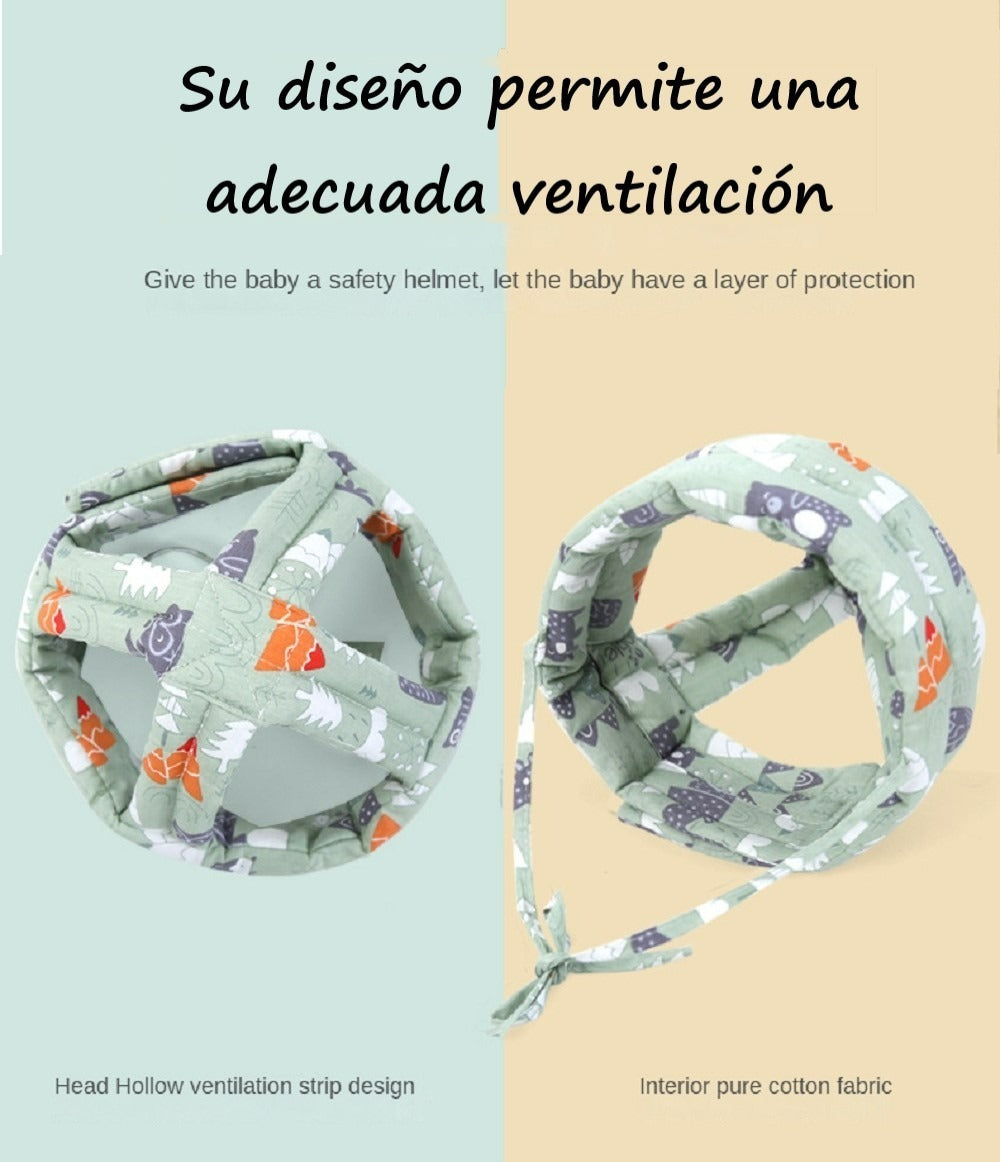Gorro Casco Protector Contra Golpes Para Niños Y Bebes