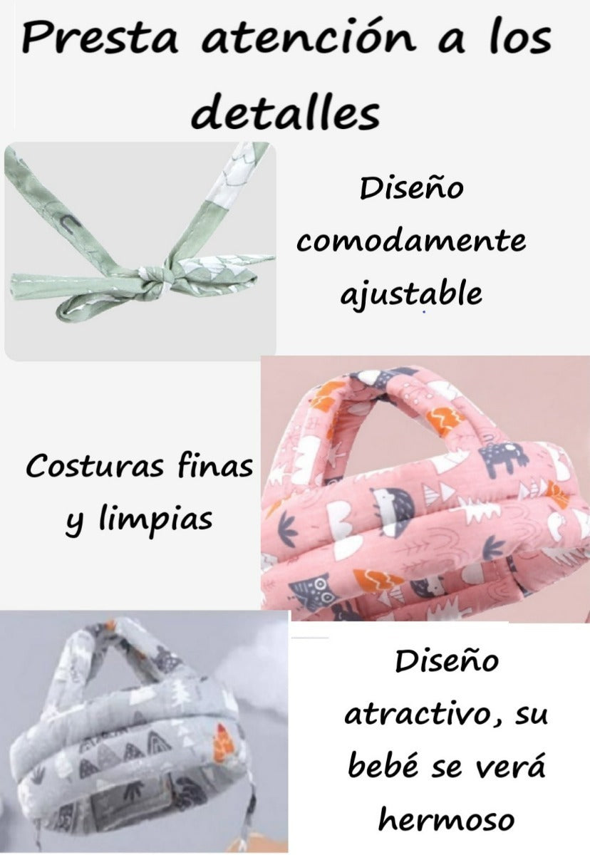 Gorro Casco Protector Contra Golpes Para Niños Y Bebes