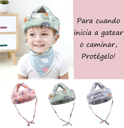 Gorro Casco Protector Contra Golpes Para Niños Y Bebes